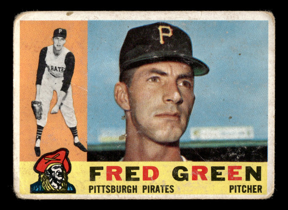 1960 Topps Fred Green #272 Pittsburgh Pirates VG front of card