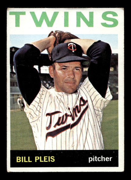 1964 Topps Bill Pleis #484 Minnesota Twins Low Grade - Creases front of card