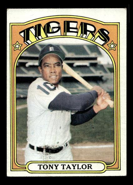 1972 Topps Tony Taylor #511 Detroit Tigers Good front of card
