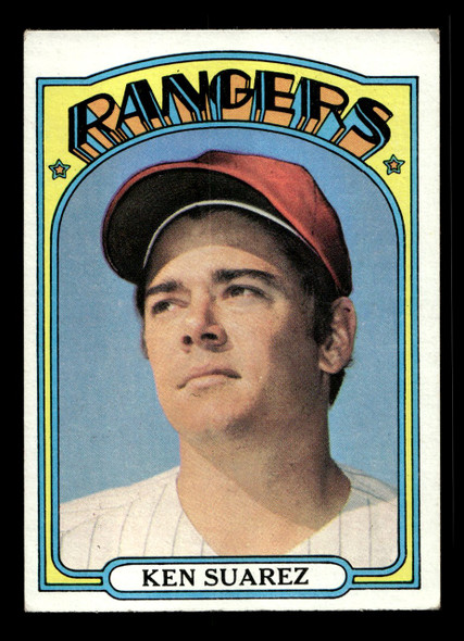 1972 Topps Ken Suarez #483 Rangers VG front of card