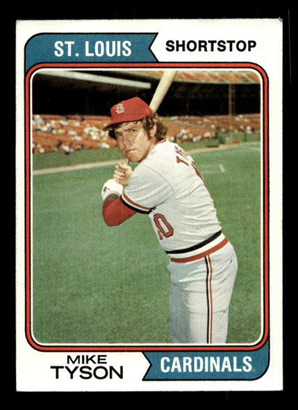 1974 Topps Michael Ray Tyson #655 St. Louis Cardinals VG front of card