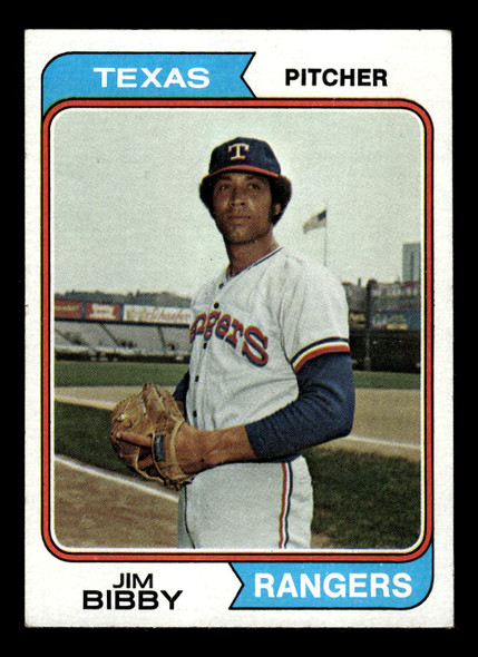 1974 Topps James Blair Bibby #11 Texas Rangers Good front of card
