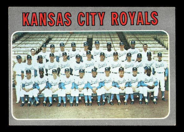 1970 Topps Kansas City Royals #422 Team Card VG front of card