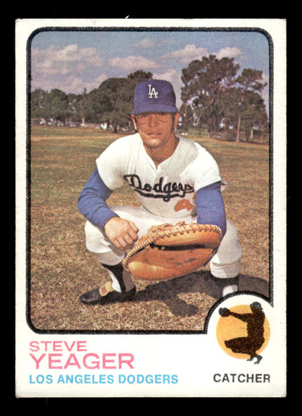 1973 Topps Stephen Wayne Yeager #59 Los Angeles Dodgers RC Good front of card