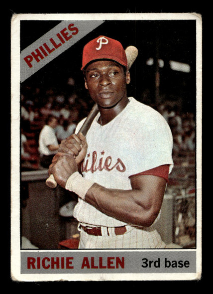 1966 Topps Richie Allen #80 Philadelphia Phillies Good front of card