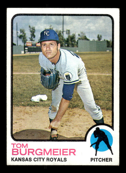 1973 Topps Tom Burgmeier #306 Kansas City Royals VG front of card