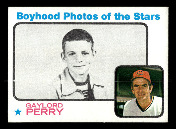1973 Topps Gaylord Perry #346 HOF VG Example B front of card
