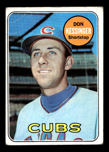 1969 Topps Don Kessinger #225 Chicago Cubs VG-EX front of card