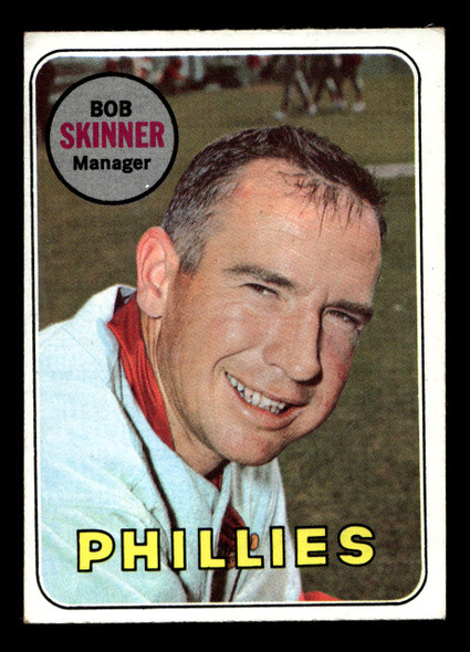 1969 Topps Bob Skinner #369 Philadelphia Phillies VG front of card
