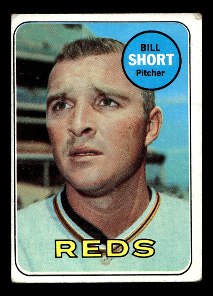 1969 Topps Bill Short #259 Cincinnati Reds VG-EX front of card