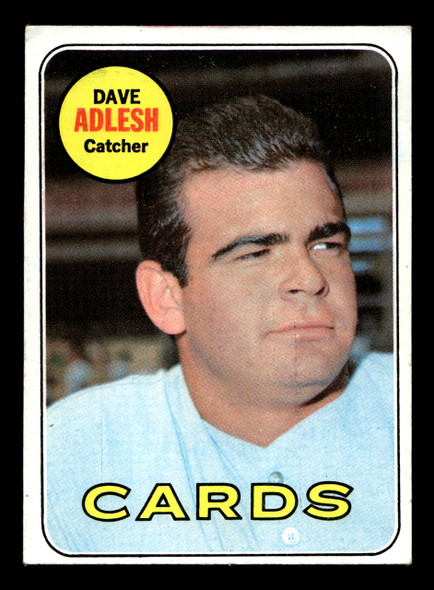 1969 Topps Dave Adlesh #341 St. Louis Cardinals VG-EX front of card