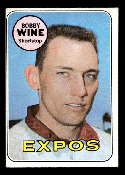 1969 Topps Bobby Wine #648 Montreal Expos High Number VG front of card