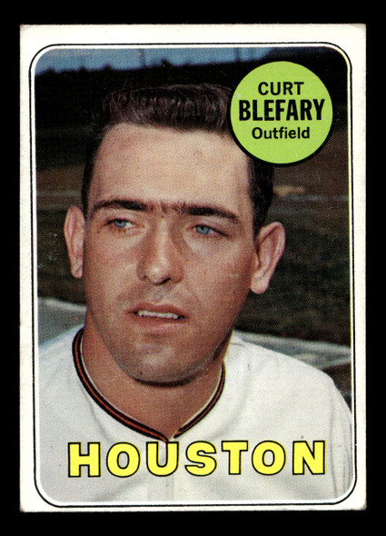 1969 Topps Curt Blefary #458 Houston Astros VG-EX front of card