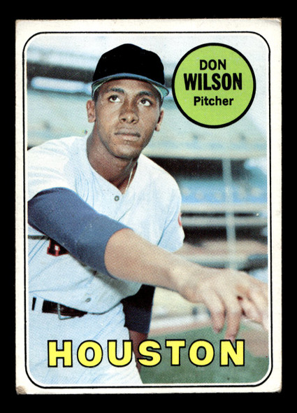 1969 Topps Don Wilson #202 Houston Astros VG-EX front of card