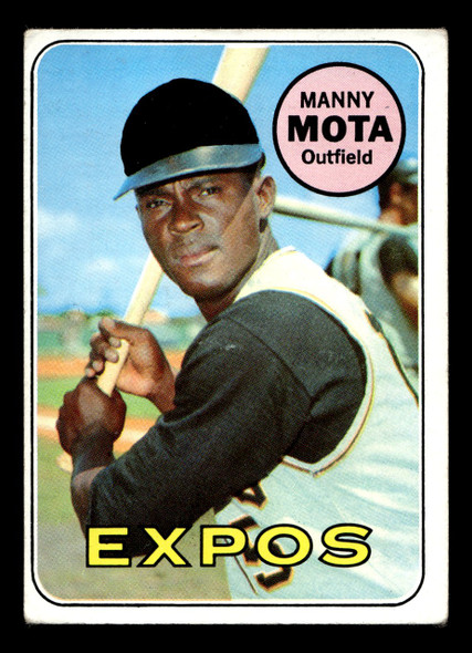 1969 Topps Manny Mota #236 Montreal Expos VG-EX front of card