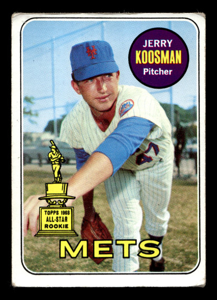 1969 Topps Jerry Koosman #90 New York Mets VG-EX front of card