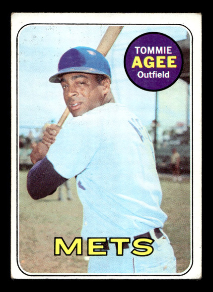 1969 Topps Tommie Agee #364 New York Mets VG-EX front of card