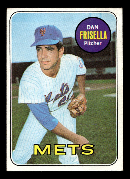 1969 Topps Dan Frisella #343 New York Mets VG-EX front of card