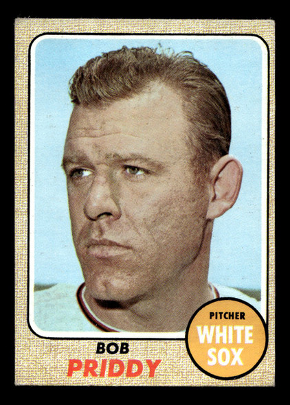 1968 Topps Bob Priddy #391 Chicago White Sox VG-EX front of card