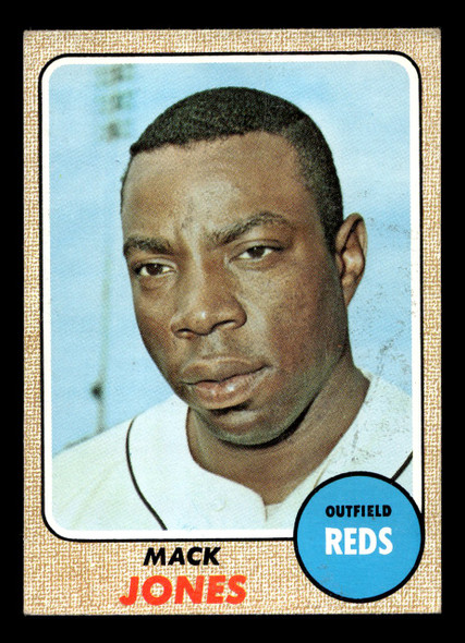 1968 Topps Mack Jones #353 Cincinnati Reds VG-EX front of card