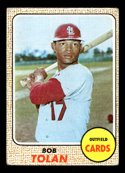 1968 Topps Bobby Tolan #84 St. Louis Cardinals VG-EX front of card