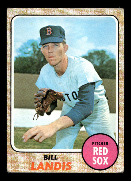 1968 Topps Bill Landis #189 Boston Red Sox VG-EX front of card