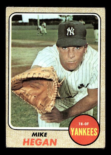1968 Topps Mike Hegan #402 New York Yankees VG-EX front of card
