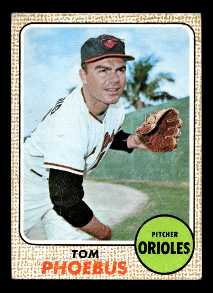1968 Topps Tom Phoebus #97 Baltimore Orioles VG-EX front of card