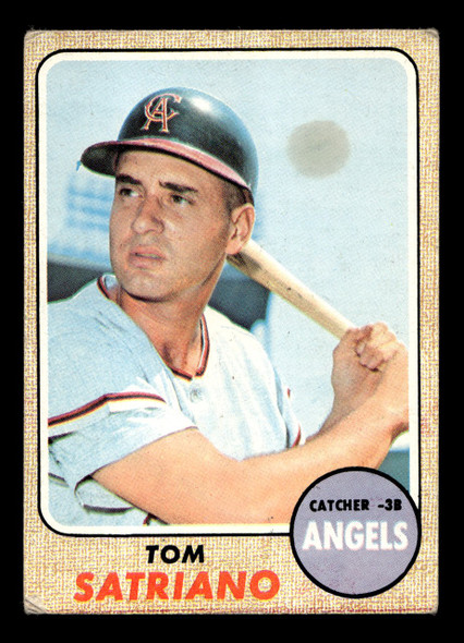 1968 Topps Tom Satriano #238 California Angels VG front of card