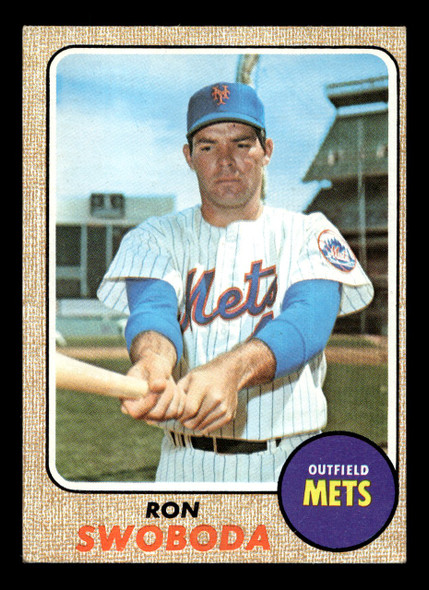 1968 Topps Ron Swoboda #114 New York Mets VG-EX front of card