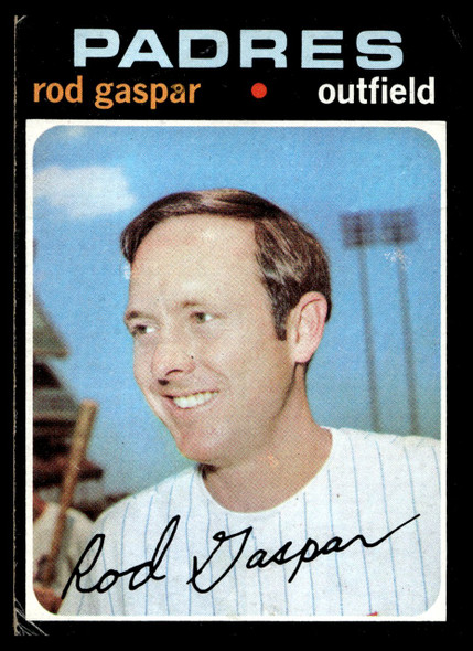 1971 Topps Rod Gaspar #383 San Diego Padres VG front of card