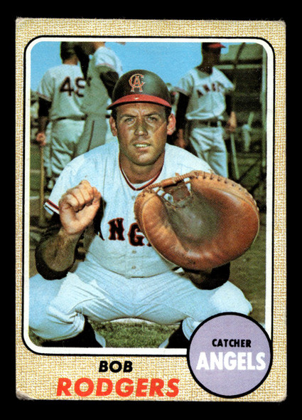 1968 Topps Buck Rodgers #433 California Angels VG-EX front of card
