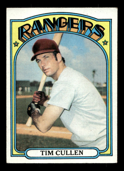 1972 Topps Tim Cullen #461 Texas Rangers VG-EX front of card