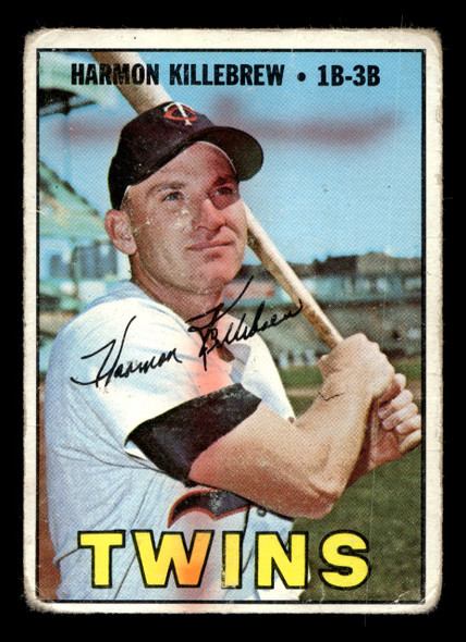 1967 Topps Harmon Killebrew #460 Minnesota Twins HOF Good front of card
