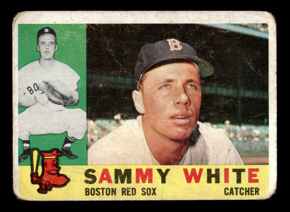 1960 Topps Sammy White #203 Boston Red Sox VG front of card