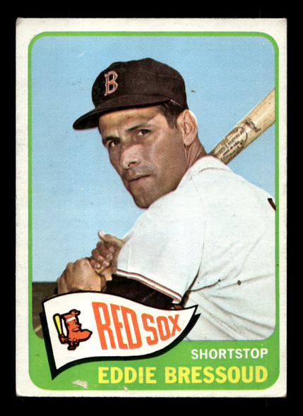 1965 Topps Eddie Bressoud #525 Boston Red Sox High Number VG-EX front of card
