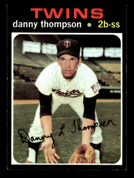 1971 Topps Danny Thompson #127 Minnesota Twins RC VG front of card