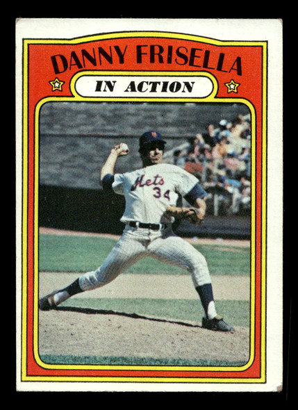 1972 Topps Danny Frisella #294 In Action VG-EX front of card