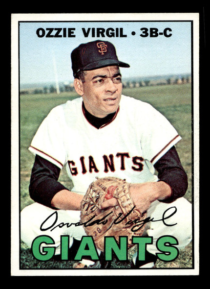 1967 Topps Ozzie Virgil #132 San Francisco Giants VG - Front