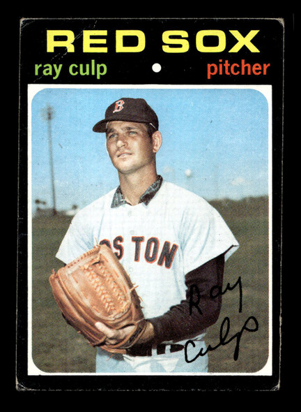 1971 Topps Ray Culp #660 Boston Red Sox High Number Low Grade - Creases - Front