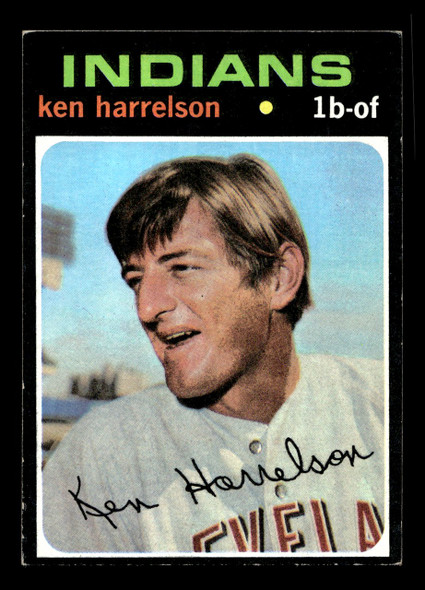 1971 Topps Ken Harrelson #510 Cleveland Indians VG - Front