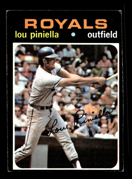 1971 Topps Lou Piniella #35 Kansas City Royals Good - Front