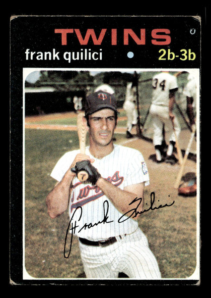 1971 Topps Frank Quilici #141 Minnesota Twins Low Grade - Creases - Front