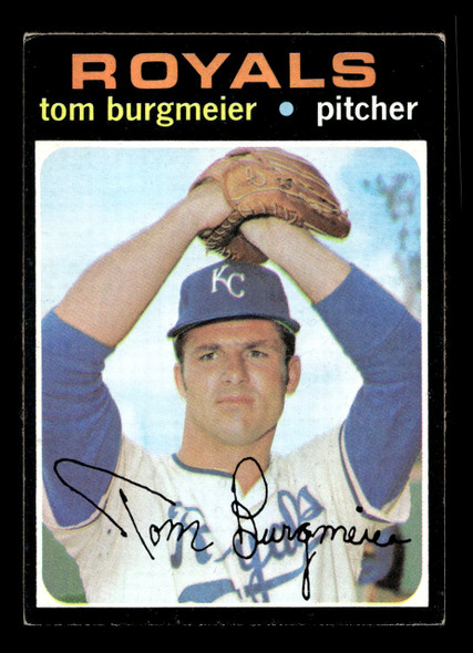 1971 Topps Tom Burgmeier #431 Kansas City Royals Good - Front