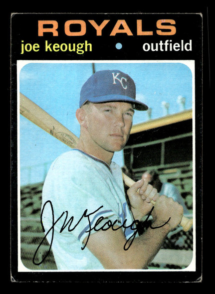 1971 Topps Joe Keough #451 Kansas City Royals Low Grade - Creases - Front