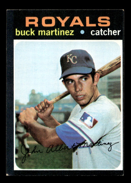 1971 Topps Buck Martinez #163 Kansas City Royals Good - Front