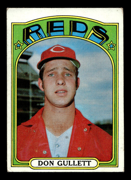 1972 Topps Don Gullett #157 Cincinnati Reds Low Grade - Creases - Front