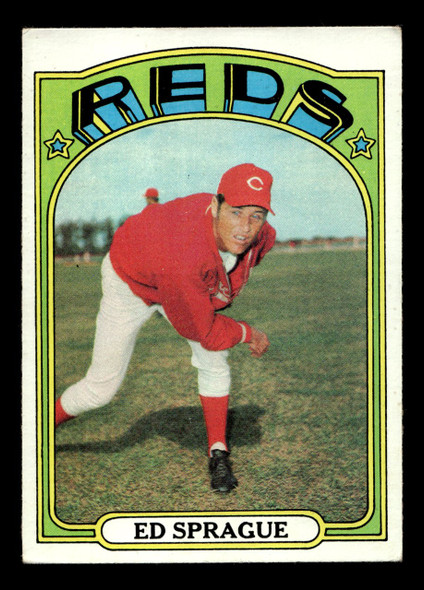1972 Topps Ed Sprague #121 Cincinnati Reds VG - Front