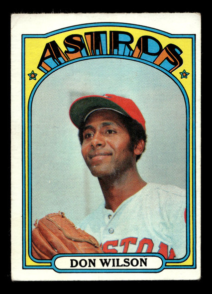 1972 Topps Don Wilson #20 Houston Astros Low Grade - Marks - Front