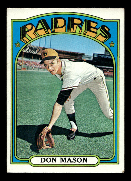 1972 Topps Don Mason #739 San Diego Padres High Number Good - Front